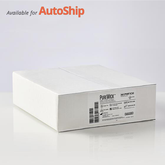 Closed box of 30 PureWick&trade; Female External Catheters